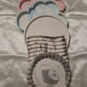 מגוון מגשים לתכשיטים, בשמים, קרמים וכו' מגבס בעבודת יד